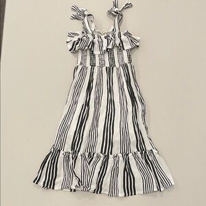 Jessica Simpson Girls Stripe Linen Style Dress, Size 4T